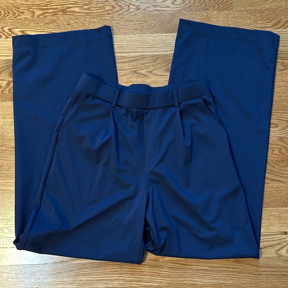 Halara blue stretchy dress pants